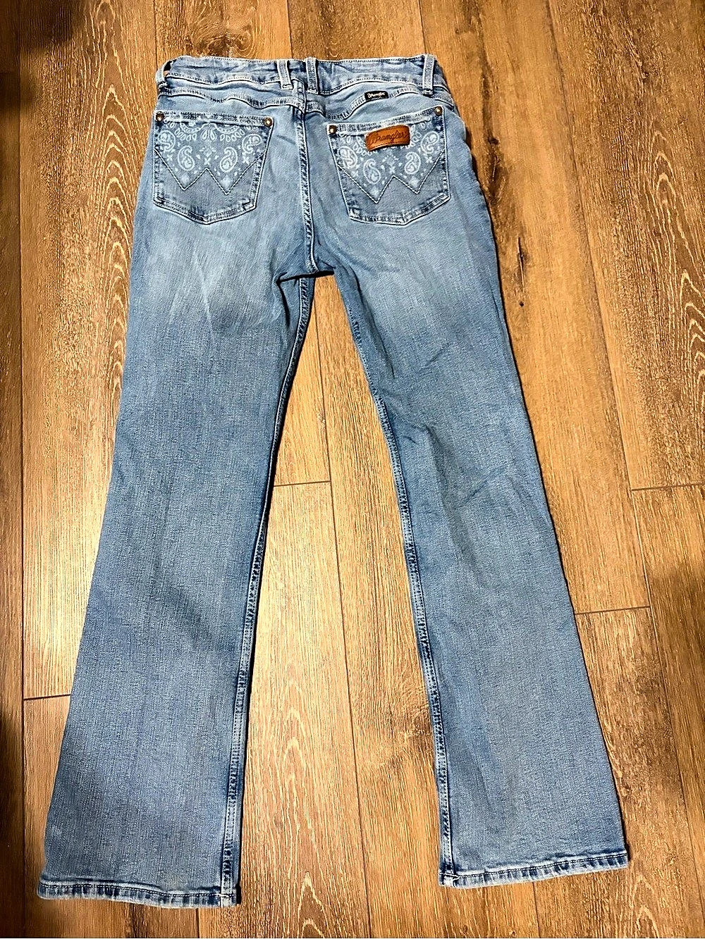 Wrangler Boot Cut Paisley Pocket Bootcut Jeans Waist 30x30